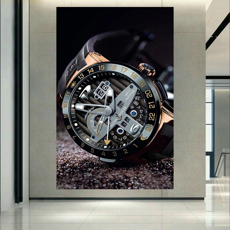 تابلو بوم طرح ساعت سه بعدی مدل ULYSSE NARDIN کد AR6200
