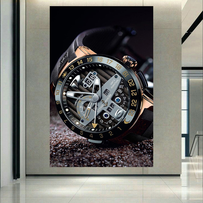 تابلو بوم طرح ساعت سه بعدی مدل ULYSSE NARDIN کد AR6200