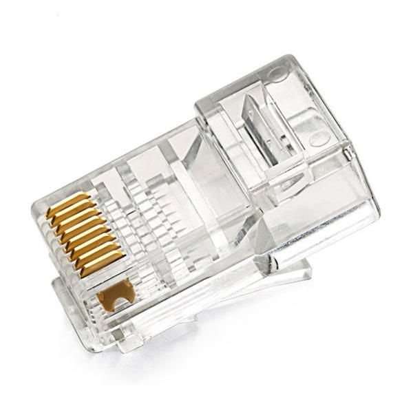 کانکتور CAT6 ای ام پی مدل AMP-110 بسته 100 عددی کانکتور CAT6 ای ام پی مدل AMP-110 بسته 100 عددی