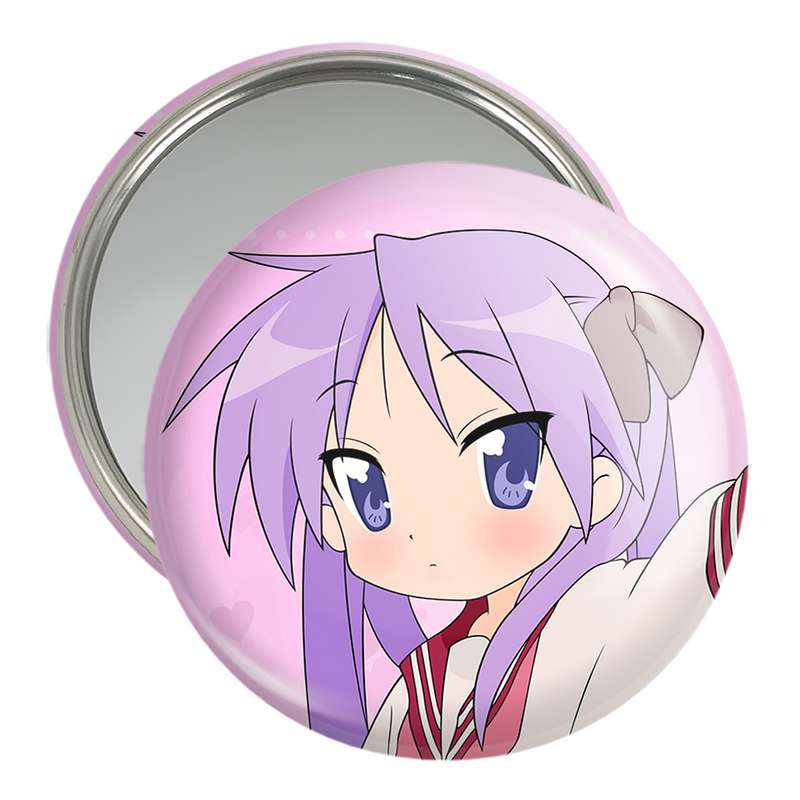 آینه جیبی خندالو مدل کاگامی انیمه Lucky Star  کد 23612