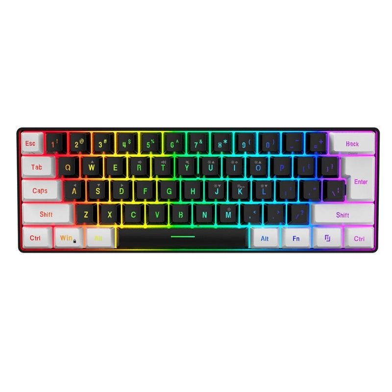 کیبورد گیمینگ اچ اکس اس جی مدل V700 NEW