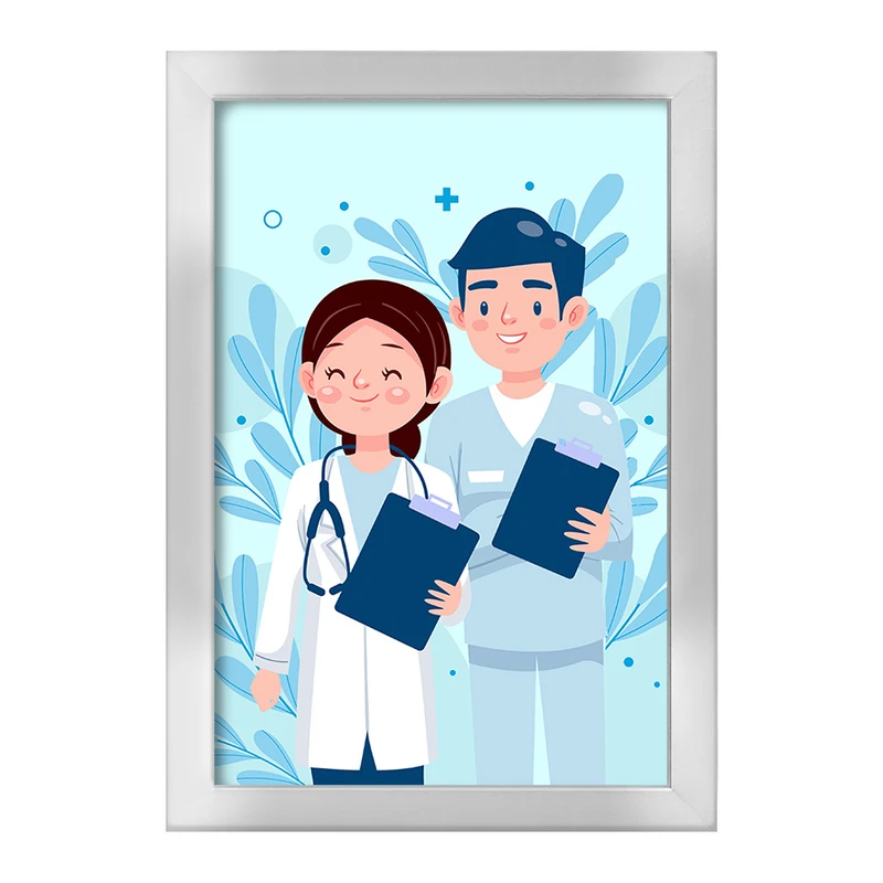 تابلو خندالو طرح پزشک و پرستار کد 31027