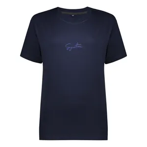 تی شرت آستین کوتاه زنانه مدل رگولار سیگنچر