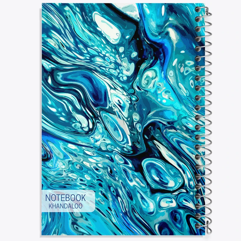 دفتر ژورنال نویسی 50 برگ خندالو مدل نقطه ای طرح موج کد N800