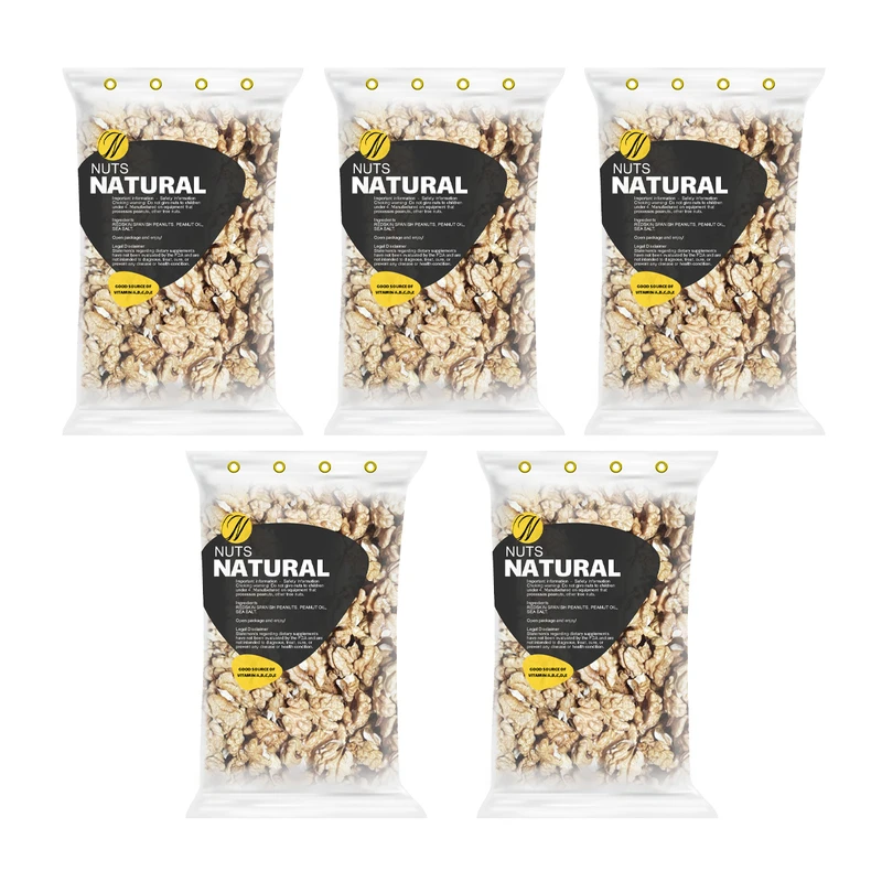 مغز گردو ایرانی نچرال - 100 گرم بسته 5 عددی