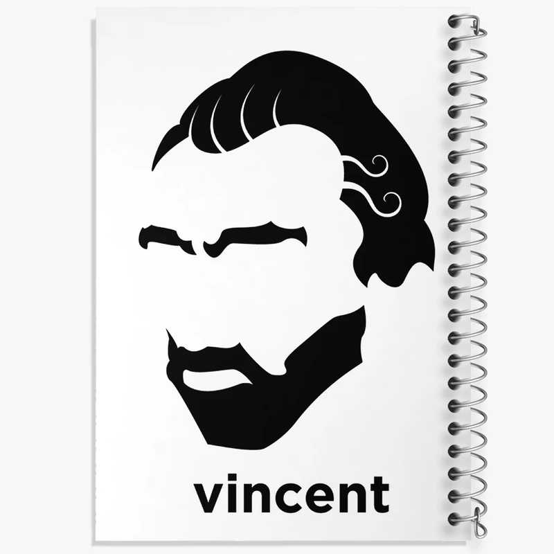 دفتر نت موسیقی 50 برگ خندالو مدل ونسان ونگوگ کد N1704