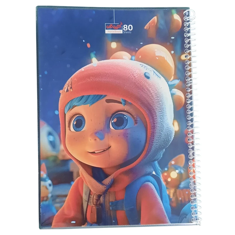 دفتر مشق 80 برگ کتیبه قلم مدل مجلد کد DR32