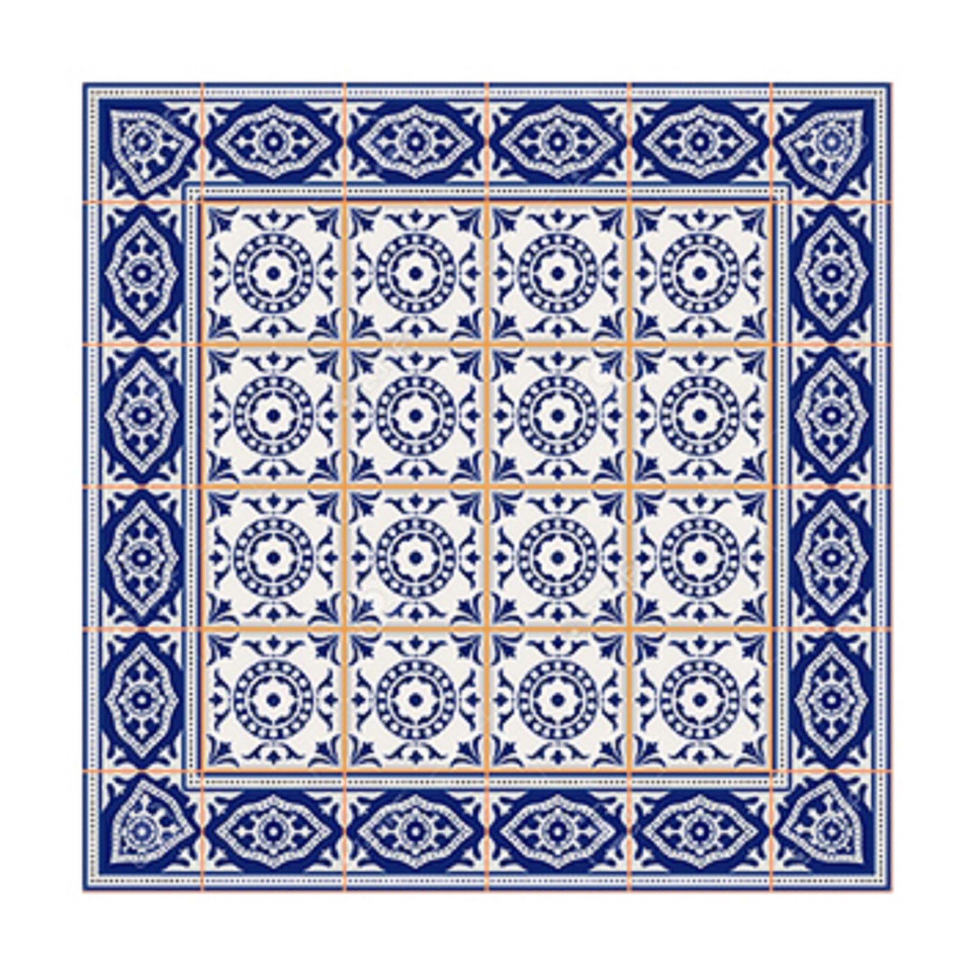 کاشی گلاک طرح سنتی ایرانی کد TT98