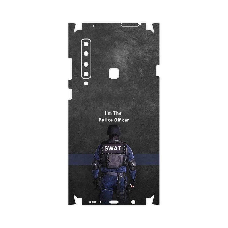 برچسب پوششی ماهوت مدل Police Officer-FullSkin مناسب برای گوشی موبایل سامسونگ Galaxy A9 2018