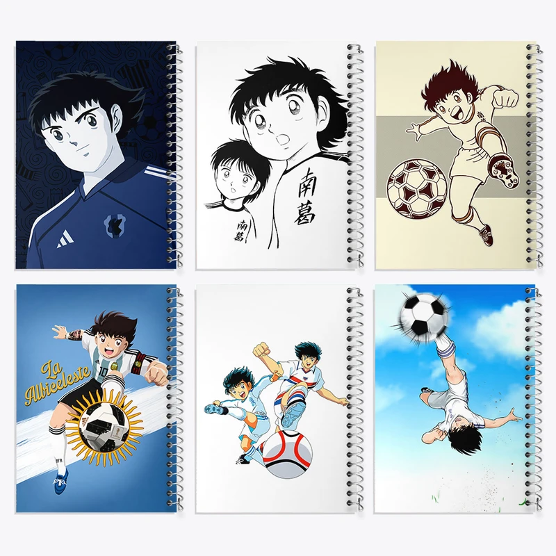 دفتر نقاشی 50 برگ خندالو طرح سوباسا فوتبالیست ها کد 775 مجموعه 6 عددی