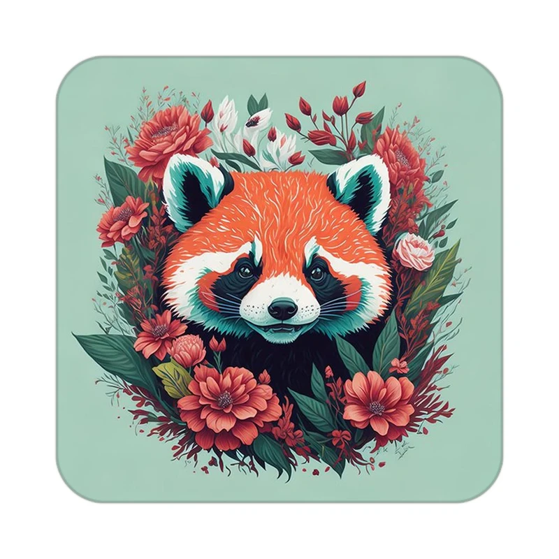 زیر لیوانی کاکتی طرح حیوانات رنگی مدل mp26972