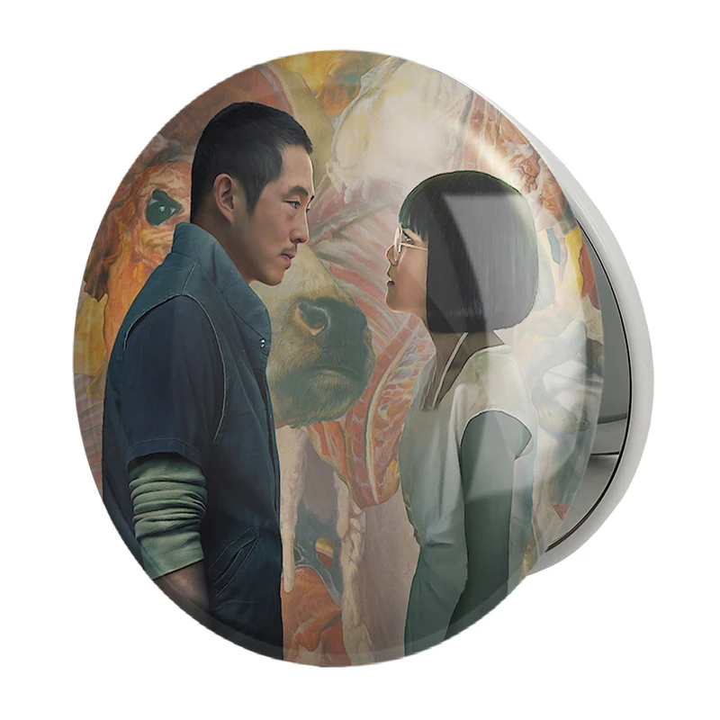 آینه جیبی خندالو طرح سریال بیف Beef مدل تاشو کد 29991