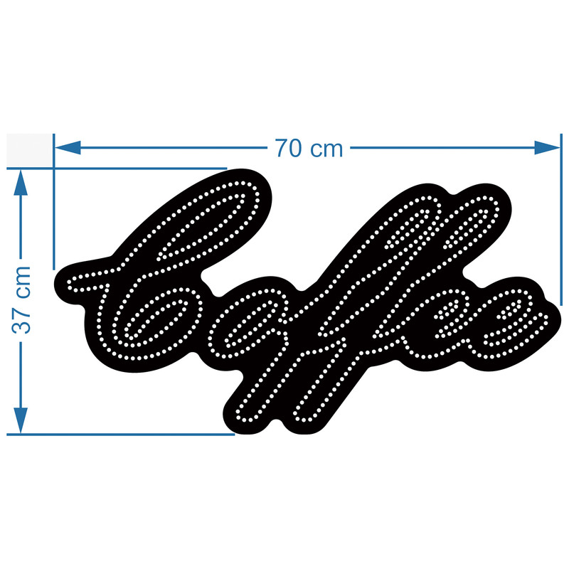 تابلو ال ای دی آیاز مدل کافی کد W585
