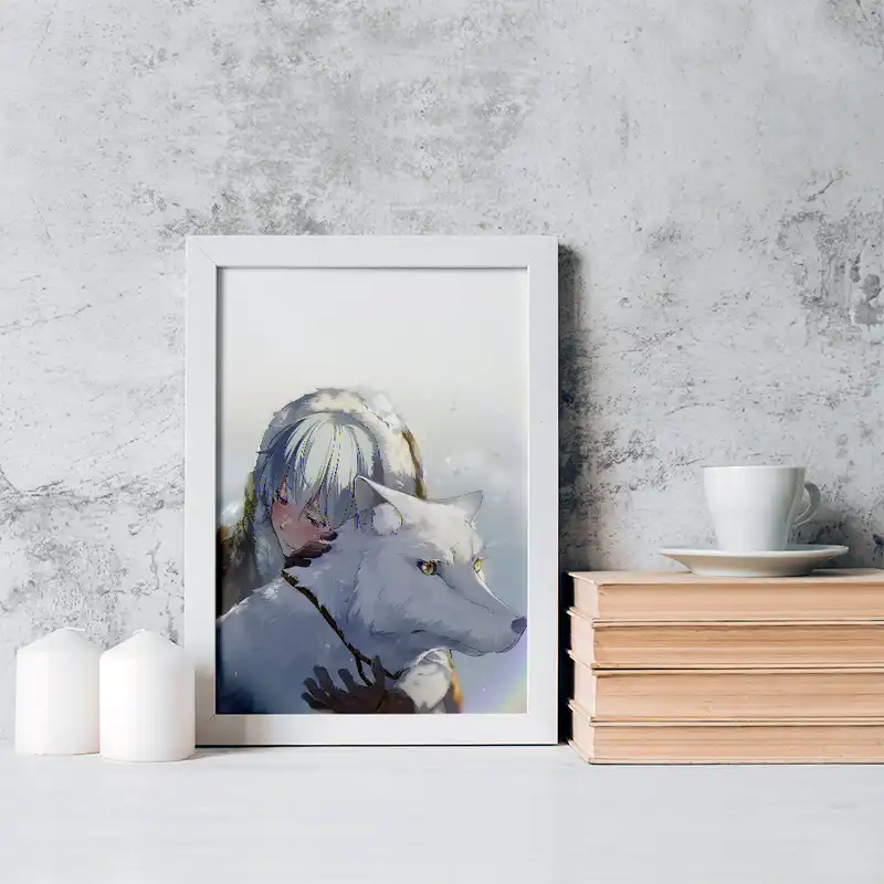 تابلو خندالو مدل فوشی و یون انیمه به تو ای ابدی کد 15697