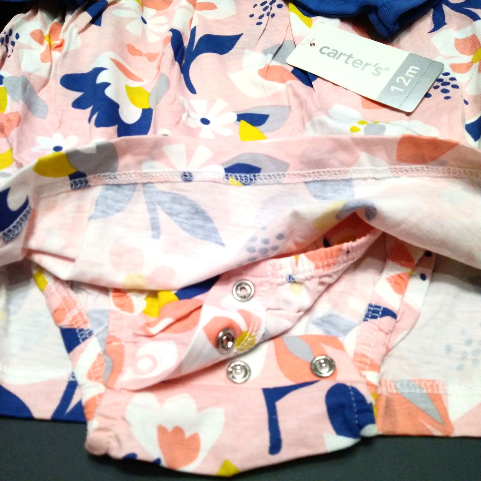 ست کت و پیراهن نوزادی دخترانه کارترز طرح Floral کد M615 -  - 5