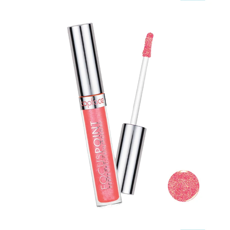 رژ لب مایع تاپ فیس مدل Perfect Gleam سری Focus Point شماره 107