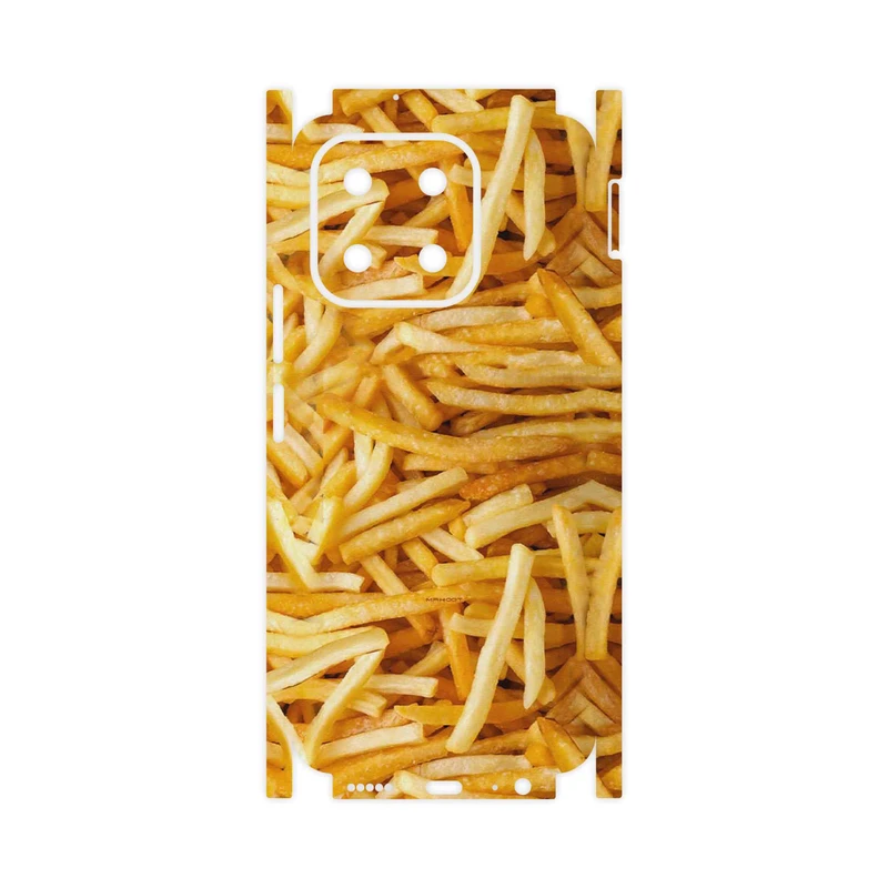 برچسب پوششی ماهوت مدل French fries-FullSkin مناسب برای گوشی موبایل آنر X6b