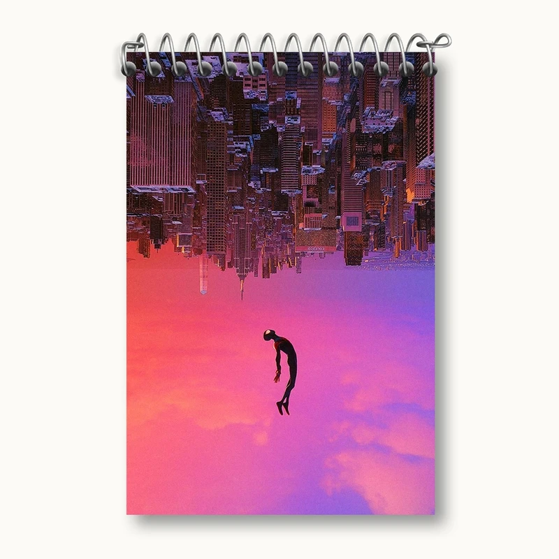 دفتر یادداشت 50 برگ خندالو مدل مرد عنکبوتی (Spider Man) کد F1278