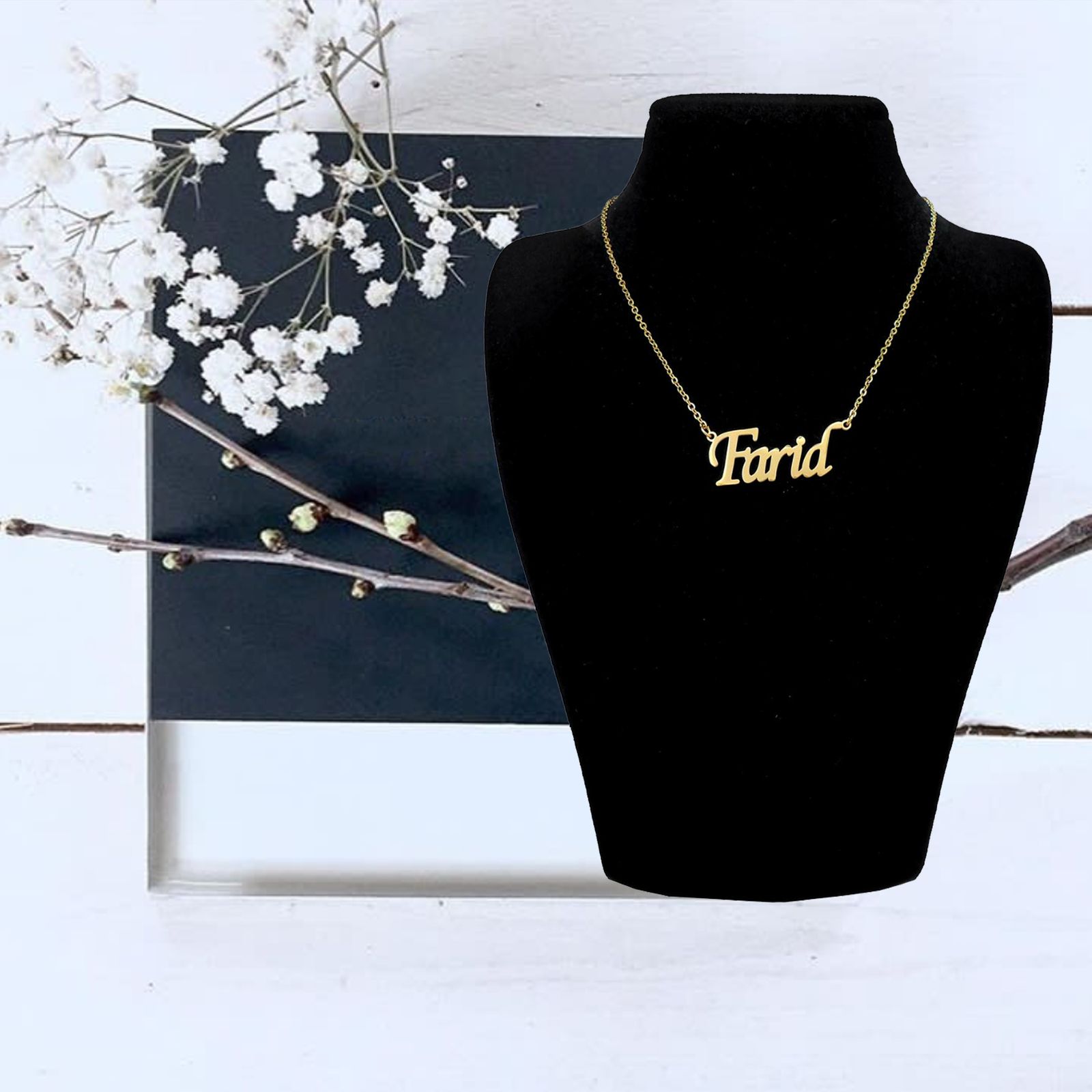 گردنبند نقره زنانه آی جواهر طرح فرید کد N696 -  - 4