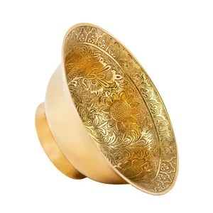 کاسه برنجی مدل شکلات خوری طرح الماس کد 5883