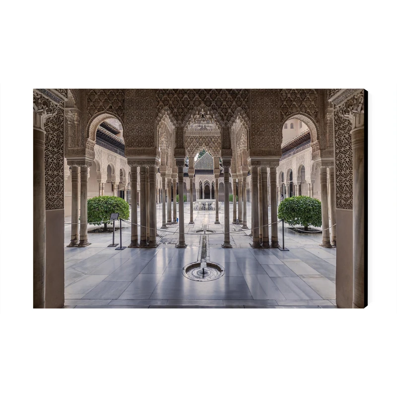 تابلو شاسی عرش طرح گردشگری اسپانیا مدل کاخ الحمرا کد As6255