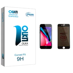 Cooling Olka glass Privacy Screen Protector For Apple اپل iPhone 8