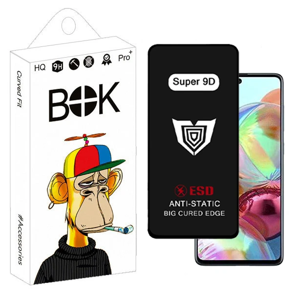 محافظ صفحه نمایش بوک مدل Super 9D Touch مناسب برای گوشی موبایل سامسونگ galaxy A71 / A73 / Rm Note 11 Pro / Note 10 Pro / Note 9s/ 9 Pro / Poco X3 / X4 Pro / X5 Pro / X6