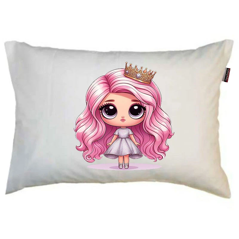 بالش کودک ناریکو مدل دخترانه طرح عروسکی کیوت کد 01146