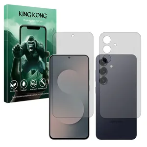 King Kong Tough model matte screen protector suitable for Samsung Galaxy S25 FE mobile phone along with the back protector