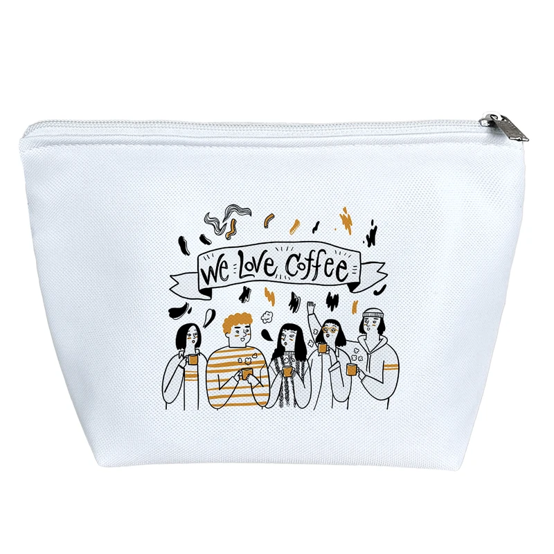 کیف لوازم آرایش دخترانه خندالو مدل عشق قهوه کد 1899