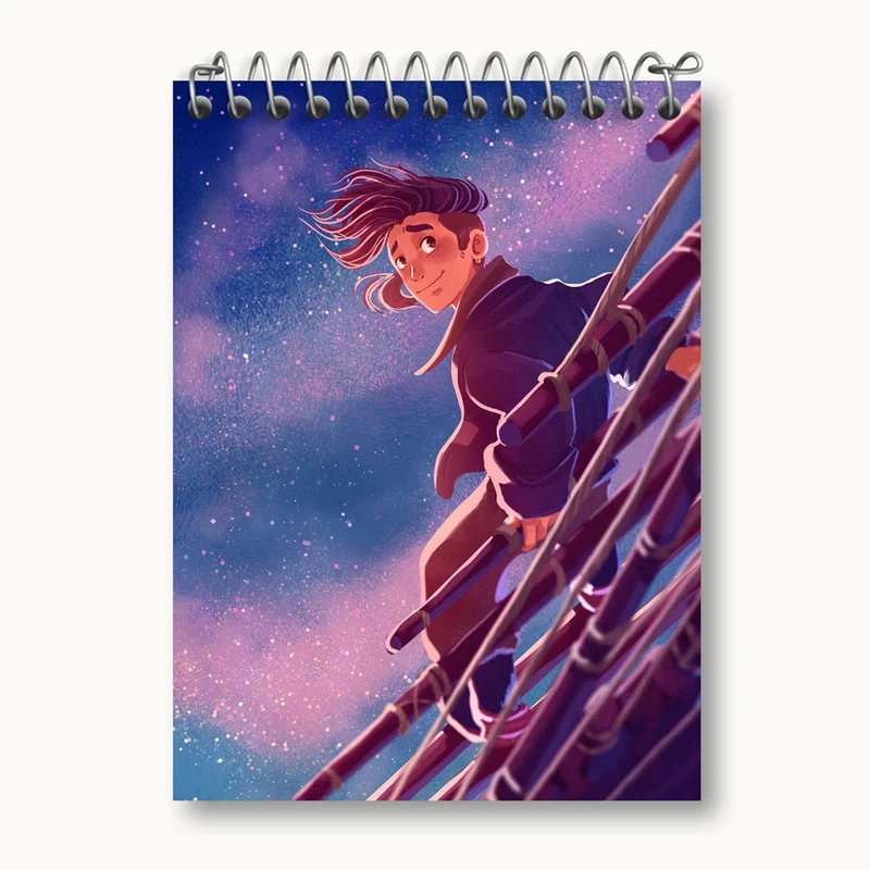 دفتر یادداشت 50 برگ خندالو مدل انیمیشن سیاره گنج Treasure Planet کد 13757
