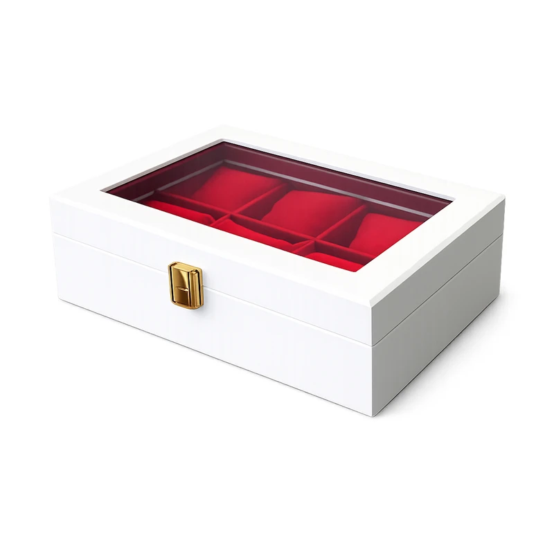 جعبه ساعت مدل 6 خونه درب دار کد TW-2222