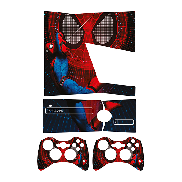 برچسب ایکس باکس 360 اسلیم توییجین وموییجین مدل Spiderman 16 مجموعه 4 عددی