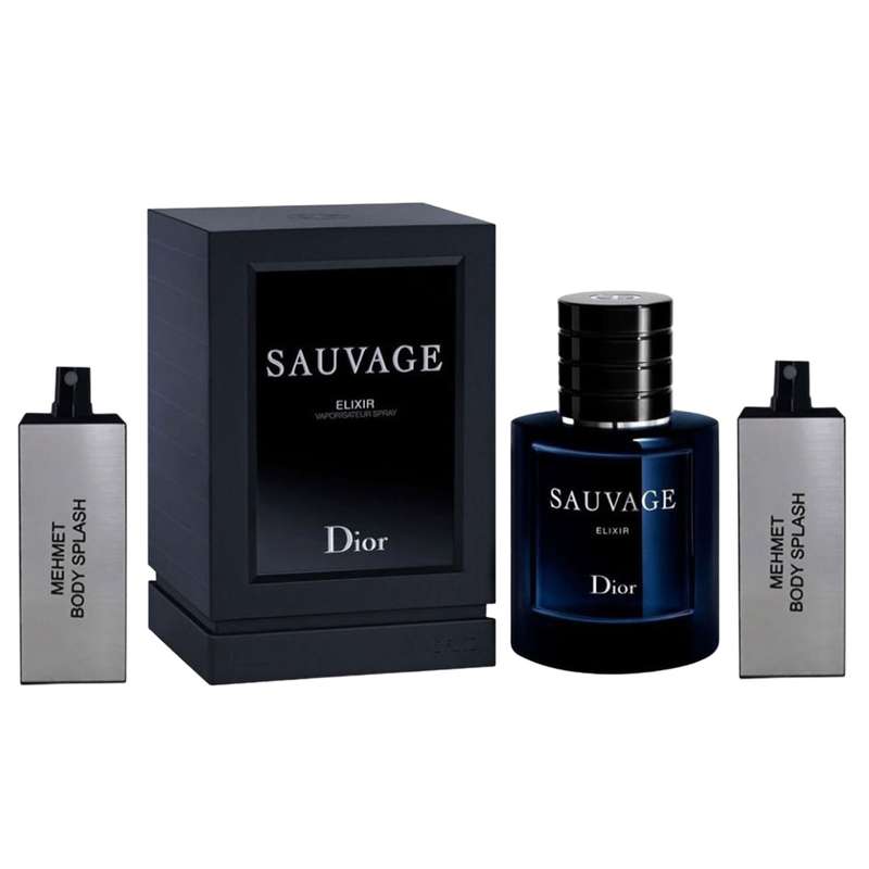 ست اکستریت دی پرفیوم مردانه مهمت مدل Sauvage Elixir حجم 70 میلی لیتر