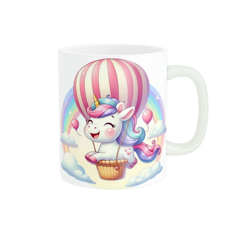 ماگ پاد آفرین طرح اسب تک شاخ کد 4331