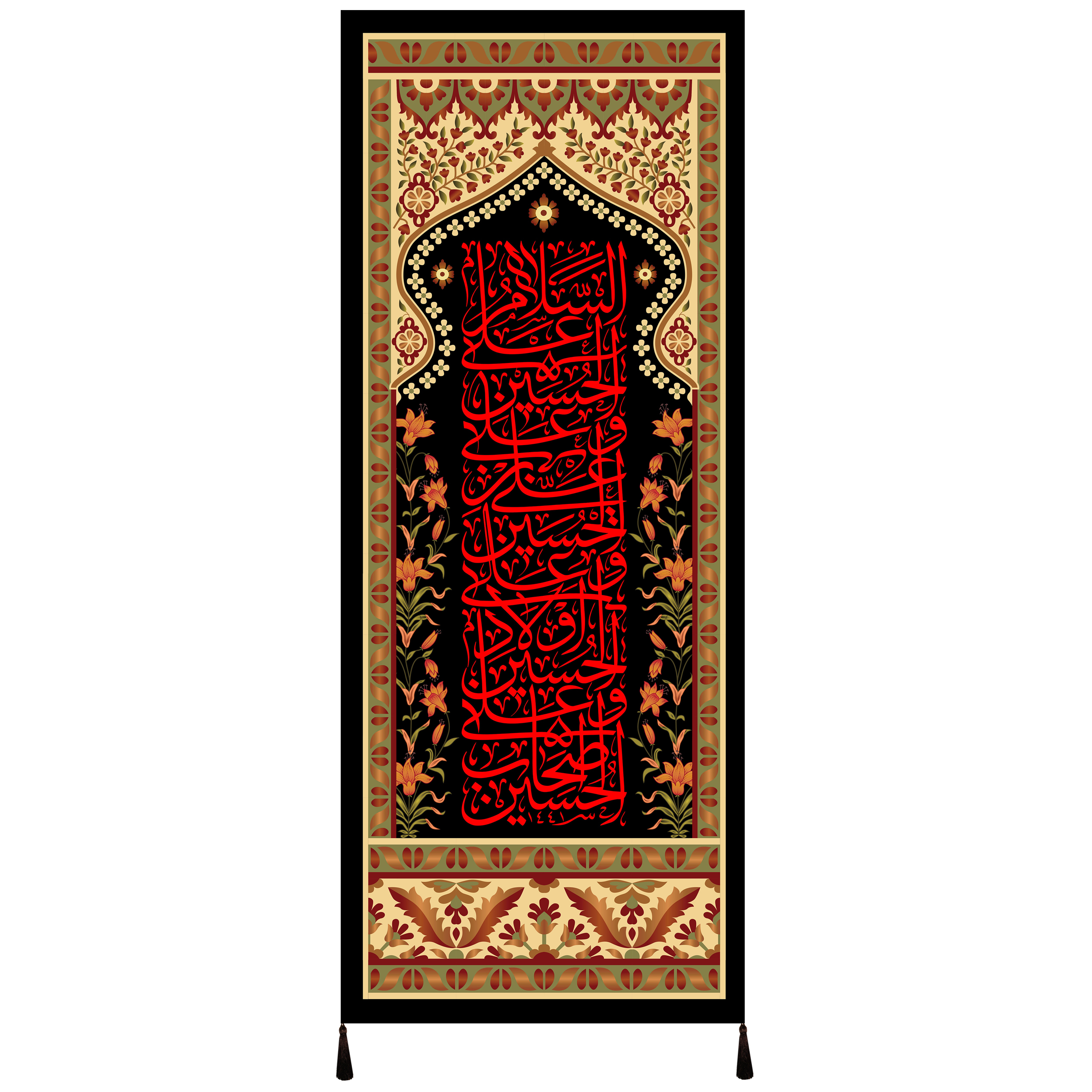 پرچم طرح امام حسین علیه السلام کد 1077