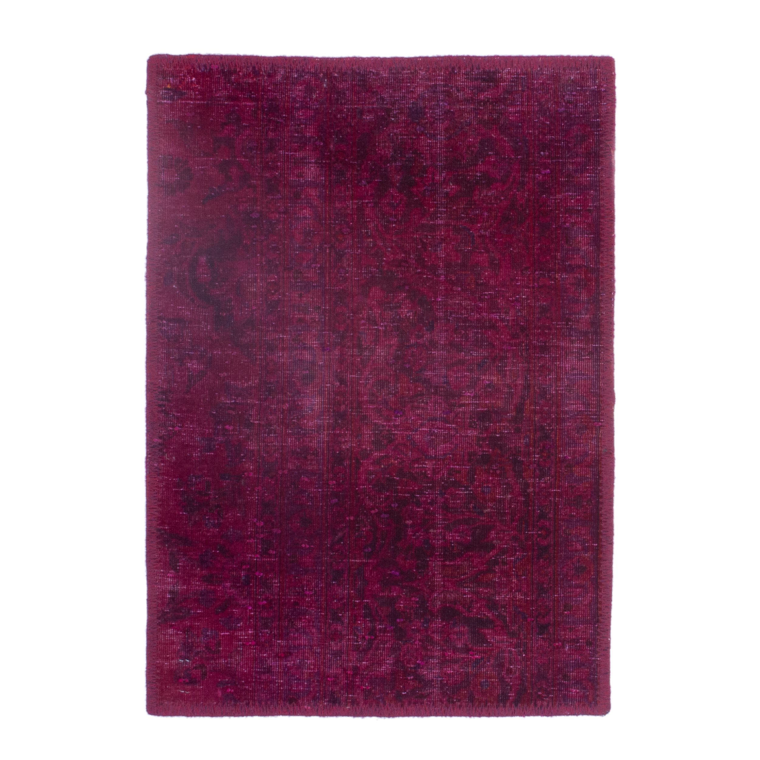 فرش دستباف رنگ شده نیم متری مدل کرمان کد 13526