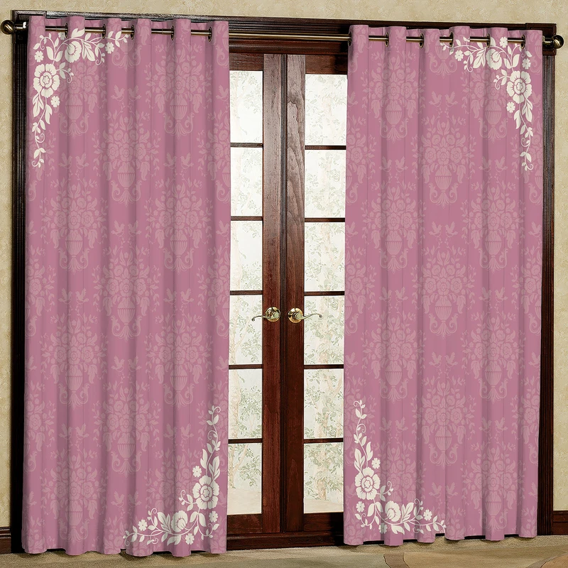 پرده مدل هازان پانچی کد 1075 سایز 140x200 سانتی متر