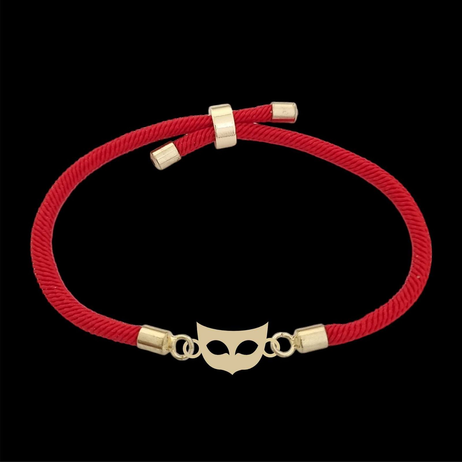 دستبند طلا 18 عیار زنانه لیردا مدل ماسک 6900 thr -  - 1