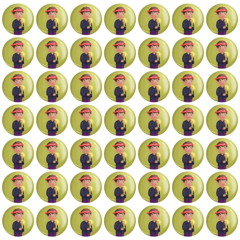 مگنت خندالو مدل کودکانه محرم و اربعین امام حسین کد 7686 بسته 49 عددی