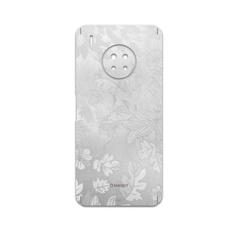 برچسب پوششی ماهوت مدل Silver-Wildflower مناسب برای گوشی موبایل هوآوی Y9a