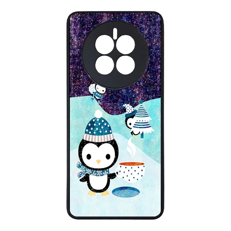 کاور گالری وبفر طرح پنگوئن مناسب برای گوشی موبایل هوآوی mate 50