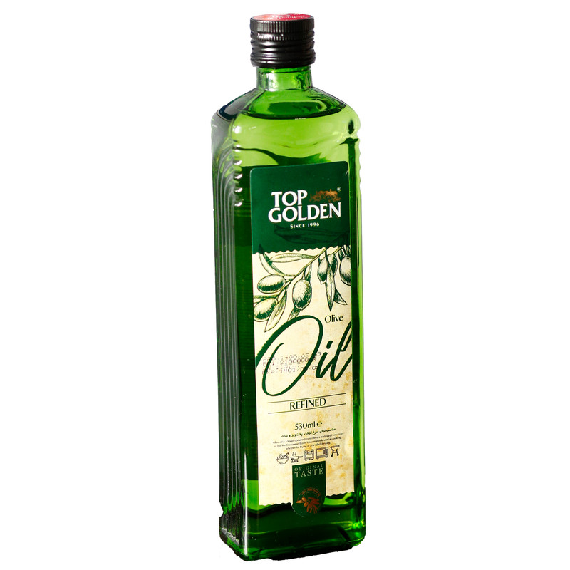 روغن زیتون تصفیه شده بدون بو قابل سرخ کردن تاپ گلدن - 530 میلی لیتر