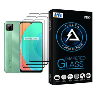 PK Delta Glass MIX003 Screen Protector For Realme C11 Pack Of 3