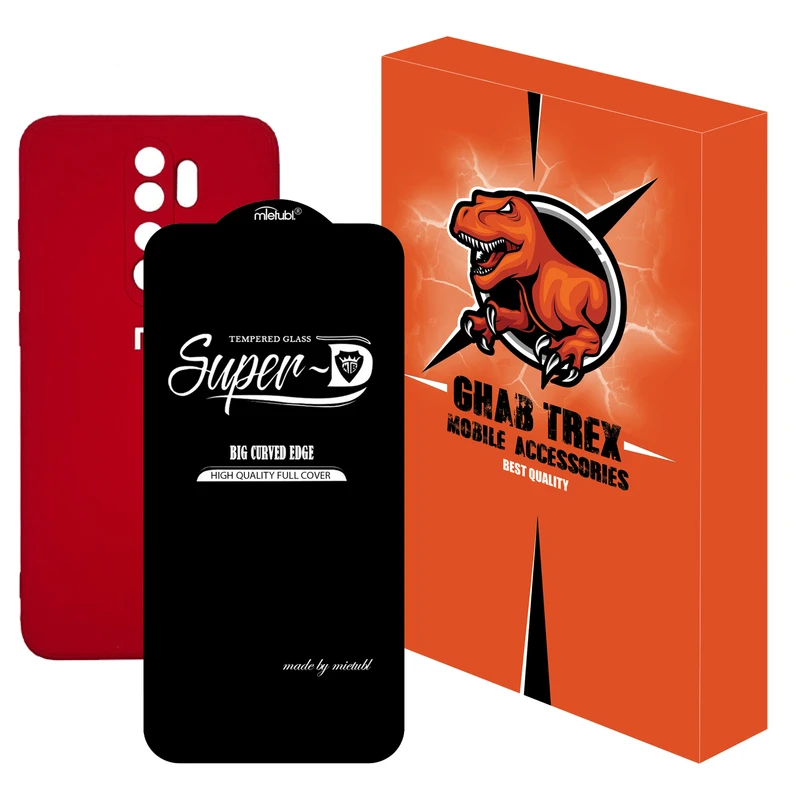 کاور قاب تی رکس مدل  2SDL مناسب برای گوشی موبایل اپل شیائومی Redmi Note 8 Pro به همراه محافظ صفحه نمایش