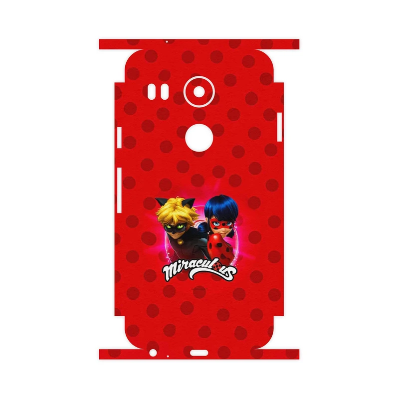 برچسب پوششی ماهوت مدل Ladybug and Cat Noir-FullSkin مناسب برای گوشی موبایل گوگل Nexus 5X