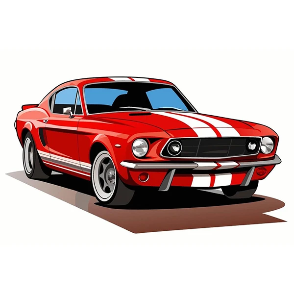 استیکر پارچه و لباس پاد آفرین طرح ماشین کد 1022