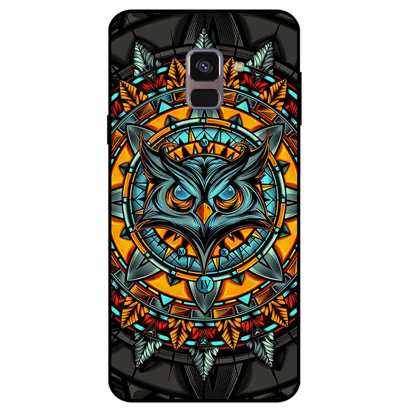 کاور مگافون طرح جغد مدل 1903 مناسب برای گوشی موبایل سامسونگ Galaxy A8 2018         