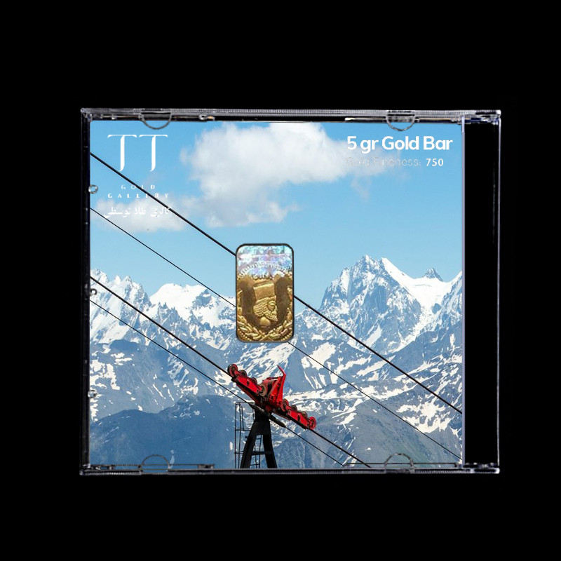 شمش طلا 18 عیار گالری طلا توسطی مدل B9EF54