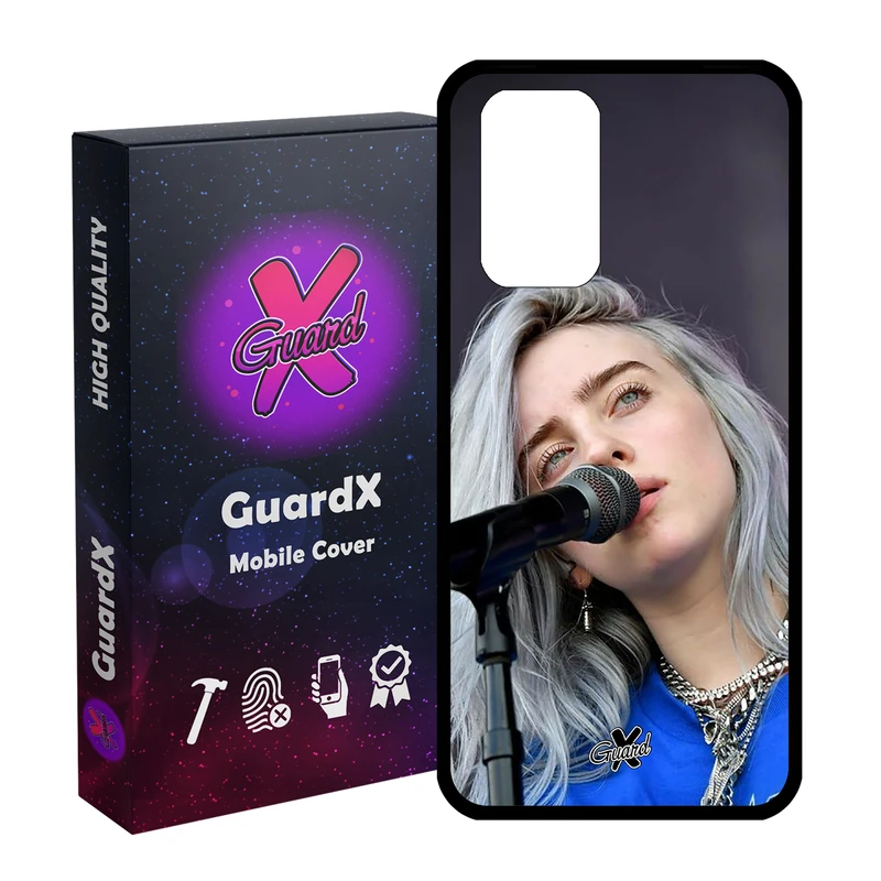 کاور گارد ایکس طرح Billie Eilish مدل Glass10242 مناسب برای گوشی موبایل شیائومی Redmi Note 10 Pro / Note 10 Pro Max